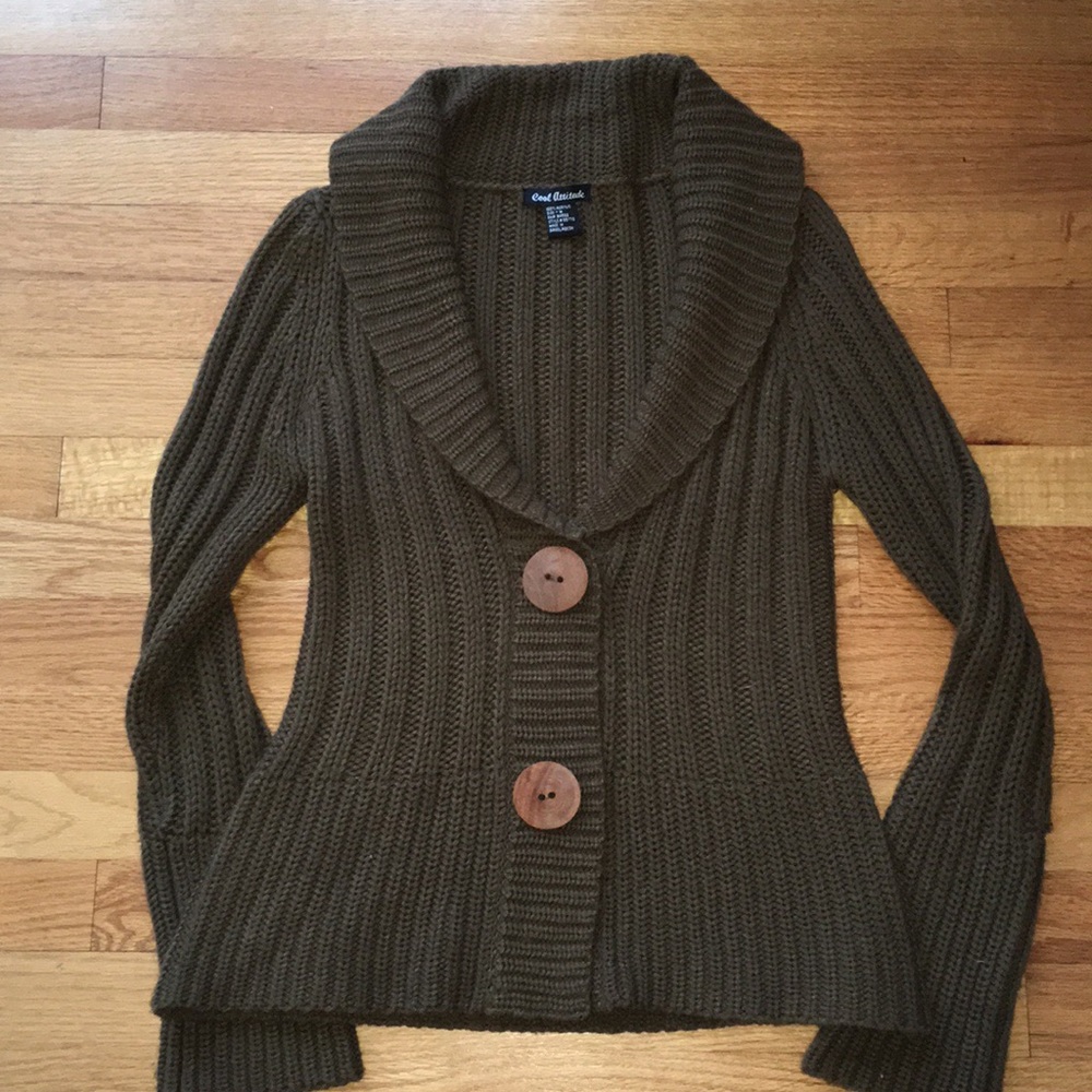 Cool Attitude Green Sweater